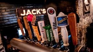 beer on tap at cumberland jack's